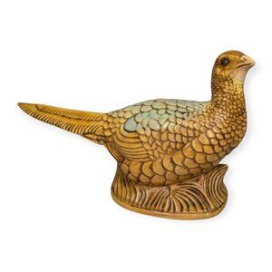 Vintage Arnel's Ceramic Pheasant Figure 12" x 3" x 7"